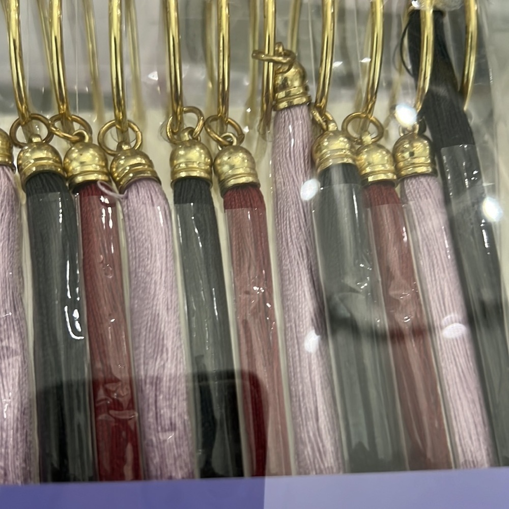 WILD SAGE “Erica” Tassel Shower Hooks (12) - Picture 2 of 6